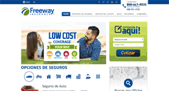 Desktop Screenshot of freewayseguros.com